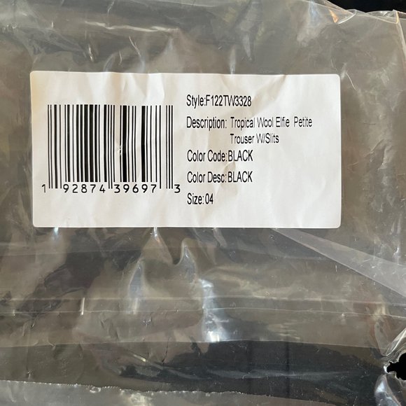 Tibi Tropical Wool Elfie Trouser with Slits - Petite - 4 - Picture 12 of 16